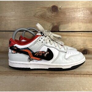 RARE Size 4Y Nike Dunk Low (GS) “Year Of The Dragon” Low Top Sneakers FZ5528-101